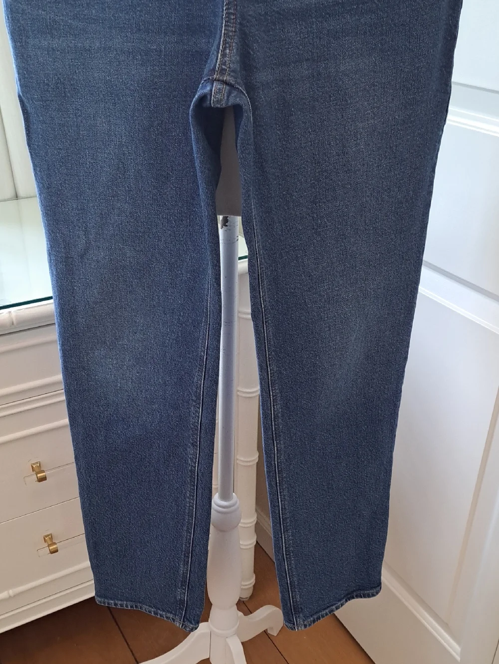 J.Crew Womens Full Length Classic Straight Medium‎ Stretch Wash Jeans S-29